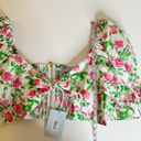 Hill House NWT  The Isabella Top in Pink Roses Photo 12