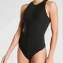 Athleta NWT Rib Bodysuit in Powervita Black Size Small Photo 1