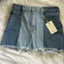 KanCan USA KanCan Two Toned High Waisted Shorts Photo 3