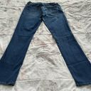 Calvin Klein  Straight dark wash mid rise jeans, size 6 western preppy logo Photo 9