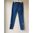 Driftwood  Jackie High Rise Skinny Jean Falling Sunflower Women's Waist Size 25 Photo 1