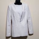 BCBGMAXAZRIA  Cream and Blue Blazer Jacket Sz Small Photo 11