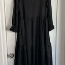 ZARA Dark Gray Midi Dress Photo 2