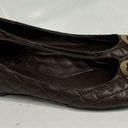 Tory Burch Tori Burch Benton quilted flats chocolate brown size 8 Photo 2