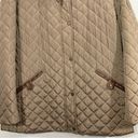 Ralph Lauren Lauren  Quilted Puffer Faux Leather Jacket Photo 5