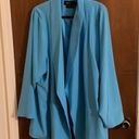 Torrid  crepe blazer sky blue Photo 6