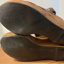 Miu Miu Vintage Prada Brown Platform Genuine Leather Criss Cross Sandals Photo 9