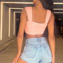 Lulus Adrenaline Ruche Blush Pink Mesh Drawstring Ruched Crop Top Photo 1