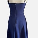 Soprano Navy Blue Formal Scallop Mini Dress Junior’s Size Medium Photo 1