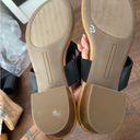 Tommy Hilfiger Sandals Black & Gold Size 8 1/2 Photo 5