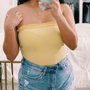 Forever 21 Yellow Bodysuit Photo 1