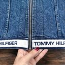 Tommy Hilfiger  • vintage denim jacket zip front trucker logo blue jean 90s y2k Photo 6