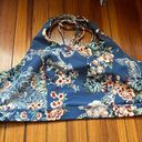 Torrid Active Low-Impact Wireless Strappy Back Sports Bra Blue Floral Sz 5 Photo 0