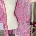 LC Lauren Conrad Lauren Conrad Pink Lace Kimono Photo 10