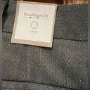 Chico's Chico’s Career Herringbone Cuffed Crop Pant Pattern Black/Gray Size 0 = US 4 NEW Photo 5