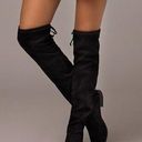 Unisa Black Over The Knee Boot Photo 0