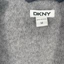 DKNY  Women's Open Front Cardigan Sweater Pocket Long Sleeve Stretch Gray Medium Photo 1