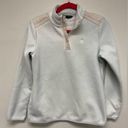 Brooks Brothers  Cream Fleece Quarter Zip Pullover size S Photo 1