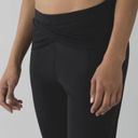 Lululemon  Sunset Salutation Black Cropped Jogger Leggings 4 Photo 3