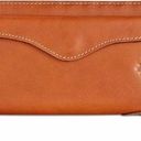 Patricia Nash  | Valentia Smooth Leather Snap Wallet Clutch & Card Holder in Tan Photo 0
