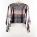 Saltwater Luxe  Dollie Wool Blend Long Puff Sleeve Pullover Sweater Pink Small Photo 11