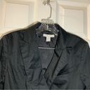 Adidas SLVR  Black Button Front Blazer Jacket size Small Photo 3