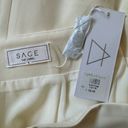 Sage NWT  the Label Standing Here Ivory Side Slit Mini Skirt Photo 6