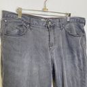 Eddie Bauer  Boyfriend Relaxed Leg Flannel Lined Gray Jeans EUC Sz 12 Women’s Photo 1