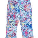 kim rogers Floral Multi Colored Millennium Capri Pants Size 14 Photo 4