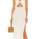 l*space L* Nico Cutout Cover-Up Rib Dress in Cream Size Small Photo 2