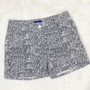 Apt. 9  Torie Printed Mid Rise Cuffed Hem Chino Shorts Black White 4 Photo 0