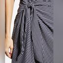 Vince  - Short Classic Stripe Side-Tie Dress | Small Photo 4