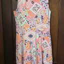 Talbots  Edie Fit & Flare Dress Paisley Floral Print Size L Photo 1