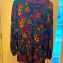 Oleg Cassini Vintage  FLORAL TOP SIZE M Photo 0