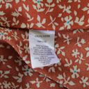 Nine Britton  Orange Floral Short Sleeve Blouse Photo 6