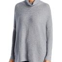 cupio  Mock Neck Knit Pullover Sweater in Heather Grey, Size XL New w/Tag Photo 0