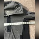 Lululemon  Womens Active Long  Sweater Top Gray 1/4 Zip Pullover Long Sleeve Sz 4 Photo 6