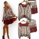 Spell & The Gypsy Collective Spell & the Gypsy SET Womens size Small Rosewood Elle Boho Blouse Mini Skirt NEW Photo 1