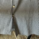 Liz Wear Vtg  gingham black/white button down cotton maxi HR cottage skirt 8 Photo 10