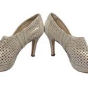 Paul Green  “Passion” Laser Cut Gold Taupe Shimmer Booties. Size UK 3 (US 5.5) Photo 3