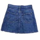 Madewell Women’s Rigid Denim A-Line Mini Skirt Cutout Edition 100% Cotton 26 Photo 3