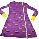 Munki Munki  Womens Small Night Gown Novelty Wiener Dog Dachshund Purple Yellow Photo 9