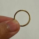 Michael Kors Gold-Tone Brass Logo Band Ring Size 8 Photo 2