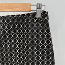 The Limited  Black Cream Printed Cotton Blend Zip Pencil Skirt Women's Size 2 Photo 2