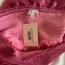 TCEC hot pink metallic ruffle shorts Photo 2