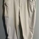 Eddie Bauer  Women's Cream Crop Activewear Pants Size 12 Photo 0