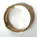 Monet  black and gold tone bangle bracelet Photo 6