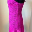 Victoria's Secret Victoria’s Secret Lace Slip Dress Hot Pink The Lacie size Large Sheer Slip Dress Photo 7