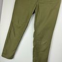 Bit & Bridle Womens Straight Leg Canvas Flannel Lined Pants Sz 10 Olive Green Photo 6