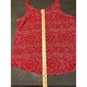 Old Navy  Womens‎ Tank Top  Red White Sheer Size Large Photo 6